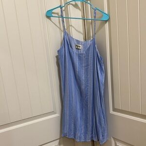 Show Me Your MuMu Light Blue Strappy Mini Dress